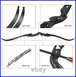 62 Archery Hunting Takedown ILF Recurve Bow Right Hand for Competition Athletic