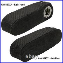 AMSS7329 Armrest, Black Fabric Right Hand