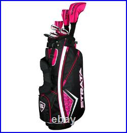 Callaway Strata 11 Piece Womens Complete Package Set 2019 Black Pink