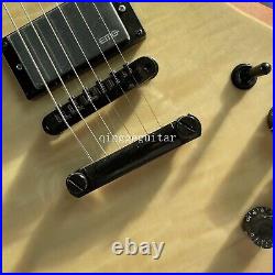 Customized electric guitar black accessories EMG pickup Fast delivery In stock