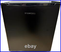 Everchill GBC-46 Compact RV Fridge With Freezer 1.7 Cubic Feet Black Right Hand