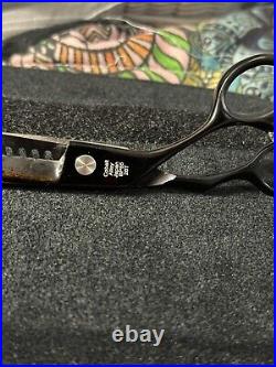 GEIB Buttercut BLACK PEARL TITANIUM RIGHT Hand Shear Scissor KIT OF 4