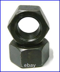 Grade 8 Steel Hex Nuts Plain Alloy Steel Finished Nuts 1/4 to 2-1/2