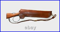 HENRY MARES LEG LEATHER SCABBARD HOLSTER LOOP-SHOULDER STRAP USA Maker