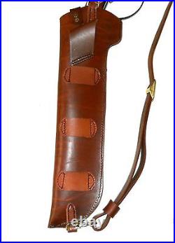 HENRY MARES LEG LEATHER SCABBARD HOLSTER LOOP-SHOULDER STRAP USA Maker