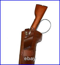 HENRY MARES LEG LEATHER SCABBARD HOLSTER LOOP-SHOULDER STRAP USA Maker