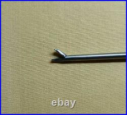 Laparoscopic SS Needle Holder Curved Jaw Right Hand Black Handle 5mm Instruments