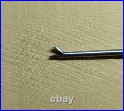 Laparoscopic SS Needle Holder Curved Jaw Right Hand Black Handle 5mm Instruments