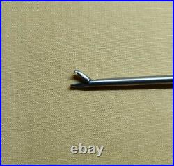 Laparoscopic SS Needle Holder Curved Jaw Right Hand Black Handle 5mm Instruments