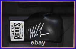 Mike Tyson Signed Black Right Hand Cleto Reyes Boxing Glove Shadowbox JSA ITP