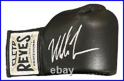 Mike Tyson Signed Right Hand Black Cleto Reyes Boxing Glove JSA ITP