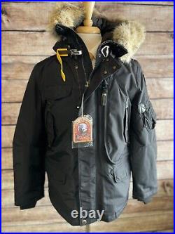 NWT Parajumpers Right Hand Man Jacket Size S Black