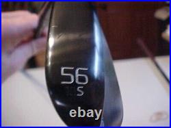 New Sm9 Titleist Bv Vokey Black Out 56 10 S Sand Wedge Onyx Steel S200 Limited