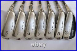 PRGR Right Handed Iron Set Egg Forged 5-9. P. A. S Carbon Shaft Flex SR