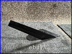 (Qty 3) Empire 9 Inch Long Side Knife Steel Right Hand Black 2465R for Alloway