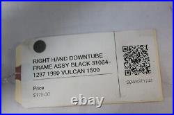 RIGHT HAND DOWNTUBE FRAME ASSY BLACK 31064-1237 1999 VULCAN 1500 Kawasaki