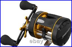 Speed Cast 5.31 Right Hand Casting Reel, Black/Gold