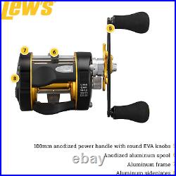 Speed Cast 5.31 Right Hand Casting Reel, Black/Gold