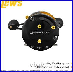 Speed Cast 5.31 Right Hand Casting Reel, Black/Gold