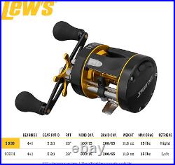 Speed Cast 5.31 Right Hand Casting Reel, Black/Gold