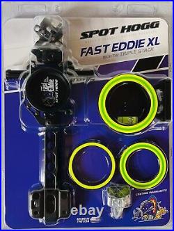 Spot Hogg Fast Eddie XL With The Triple Stack Archery Sight Right Hand. 010 New