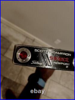 Titleist Scotty Cameron Select Right Handed NEWPORT 2 Black, 37, Scotty Cameron