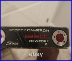 Titleist Scotty Cameron Select Right Handed NEWPORT 2 Black, 37, Scotty Cameron