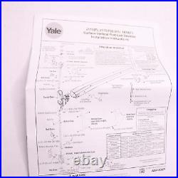 Yale Right Hand Reversible Surface Vertical Rod Exit Device Steel 1810695